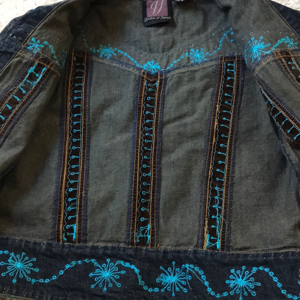 Embellished Denim Jacket szS πΊHPπΊ - Picture 11 of 12